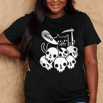 Simply Love Full Size Graphic BOO Cotton T-Shirt