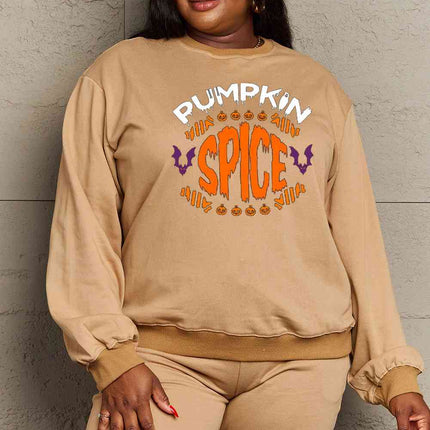 Simply Love Full Size PUMPKIN SPICE Graphic Sweatshirt