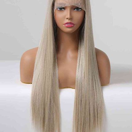 13*2" Lace Front Wigs Synthetic Long Straight 27" 150% Density