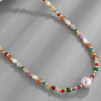 Multicolored Bead Necklace