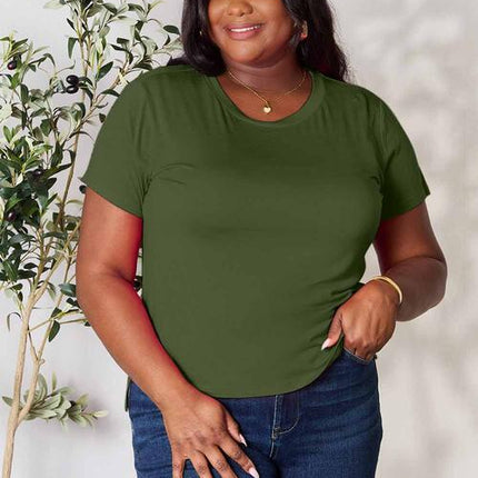 Basic Bae Full Size Round Neck Short Sleeve T-Shirt - Vickie Lynn's