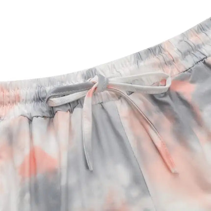 Women's Crew Neck Athleisure Pair Short Sleeve Suit