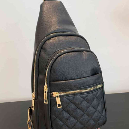 PU Leather Sling Bag