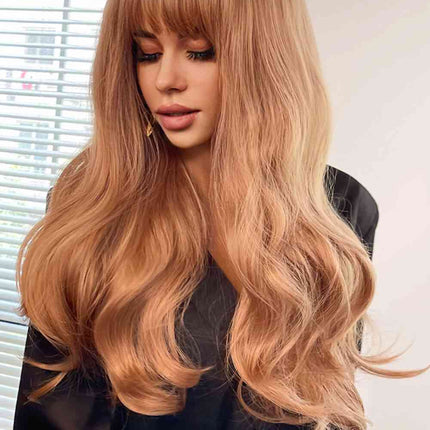 Natural Wave Full Machine Synthetic Wigs 26"