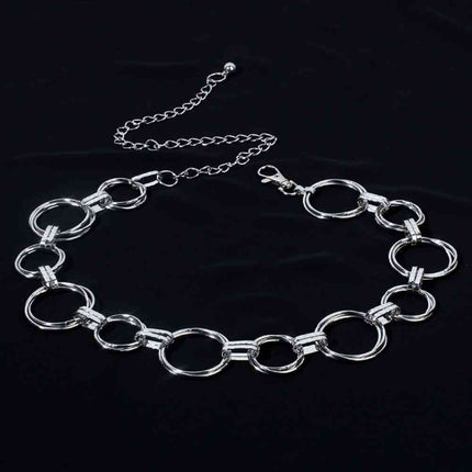Alloy Chain Circle Shape Belt