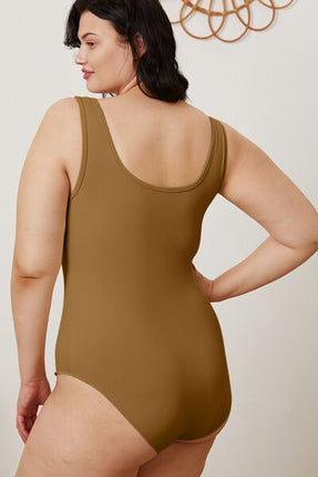 Basic Bae Full Size Square Neck Sleeveless Bodysuit - Vickie Lynn's