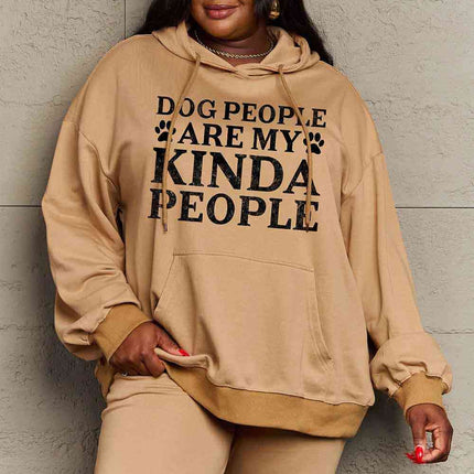 Simply Love Simply Love Full Size Dog Paw Slogan Graphic Hoodie