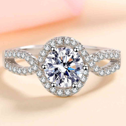 Feel The Joy 925 Sterling Silver Moissanite Ring