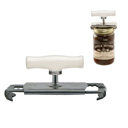 Abridor de tarros con mango estilo vintage de sésamo abierto y giratorio