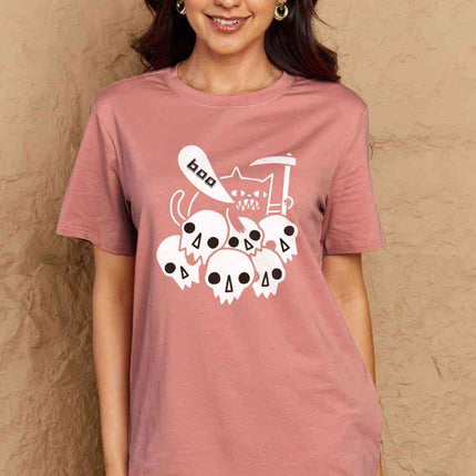 Simply Love Full Size Graphic BOO Cotton T-Shirt