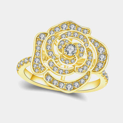 Moissanite Flower Shape Ring