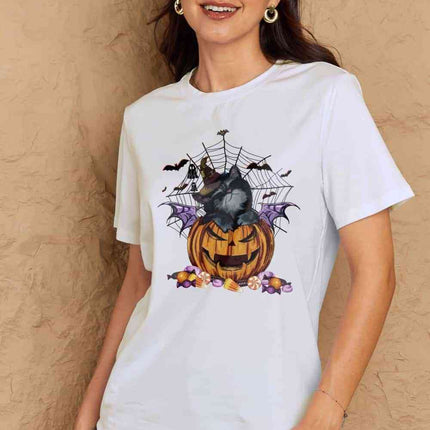 Simply Love Full Size Jack-O'-Lantern Graphic T-Shirt