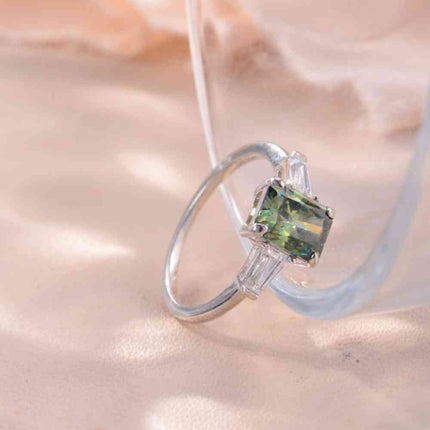 2 Carat Moissanite 925 Sterling Silver Ring