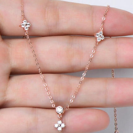 Moissanite 925 Sterling Silver Necklace