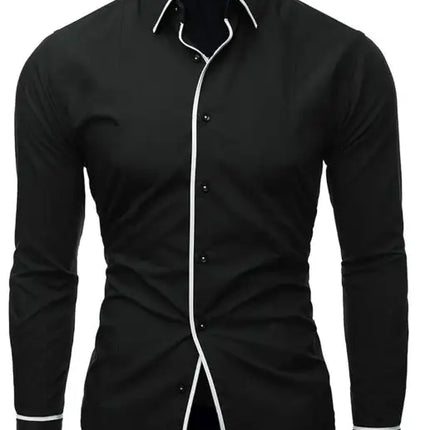 Men's Fashion Versatile Long Sleeve Shirts