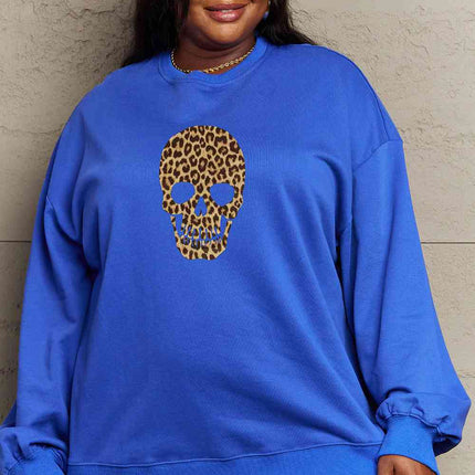 Simply Love Full Size Drop Shoulder Graphic Sweatshirt