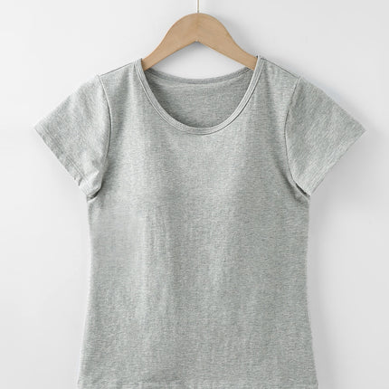 Round Neck Short Sleeve T-Shirt