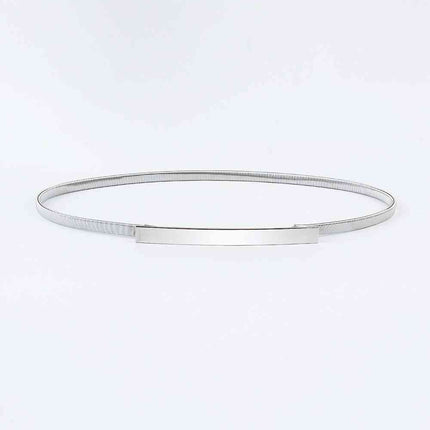 Elastic Iron Skinny Belt