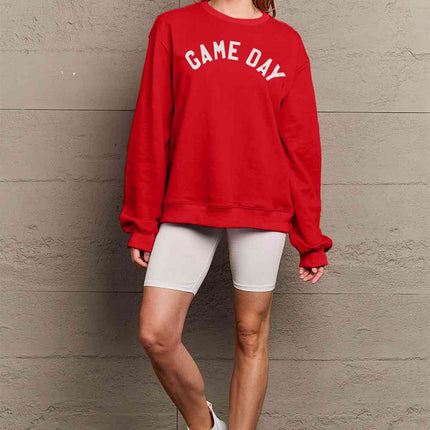 Simply Love Full Size GAME DAY Graphic Sweatshirt