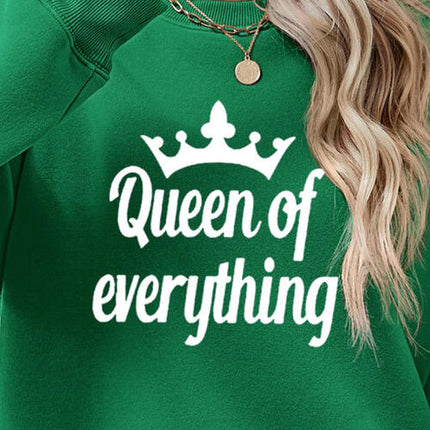QUEEN OF EVERYTHING Round Neck Sweatshirt