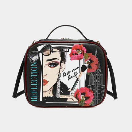 Nicole Lee USA Printed Handbag with Three Pouches - Vickie Lynn's