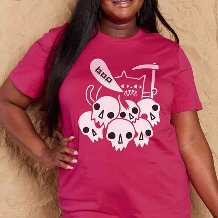 Simply Love Full Size Graphic BOO Cotton T-Shirt