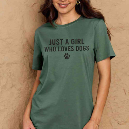 Simply Love Full Size Dog Paw Graphic Cotton T-Shirt