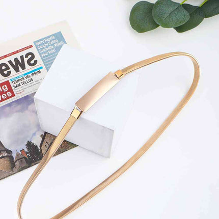 Elastic Iron Skinny Belt