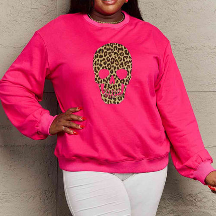 Simply Love Full Size Drop Shoulder Graphic Sweatshirt
