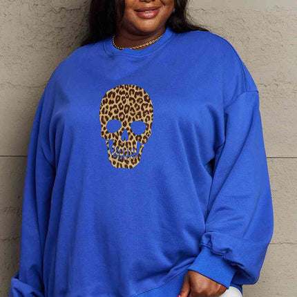 Simply Love Full Size Drop Shoulder Graphic Sweatshirt