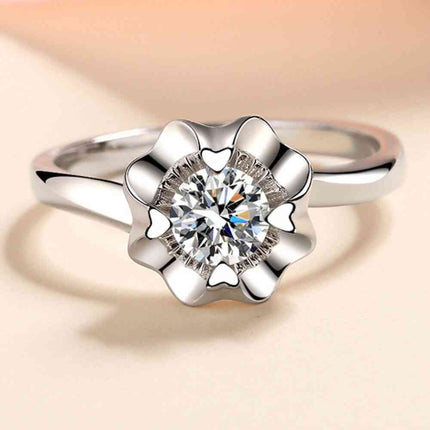Life Is So Good Moissanite Ring
