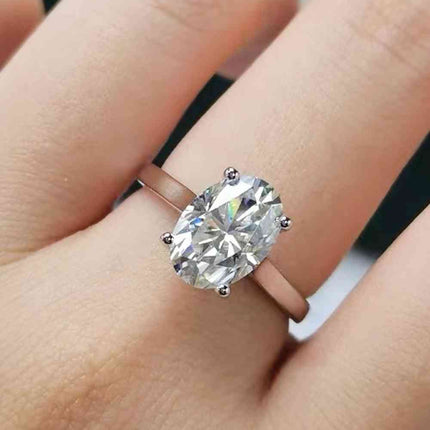 2.5 Carat Moissanite Solitaire Ring