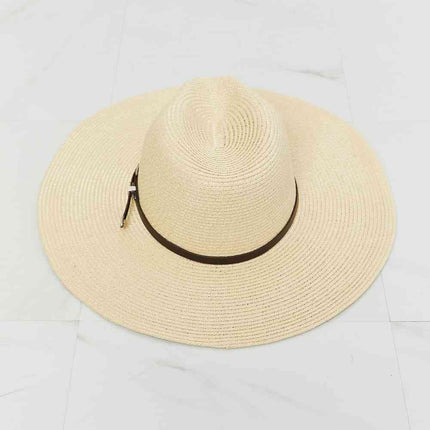 Fame Boho Summer Straw Fedora Hat