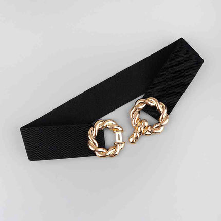 Zinc Alloy Buckle Elastic Belt