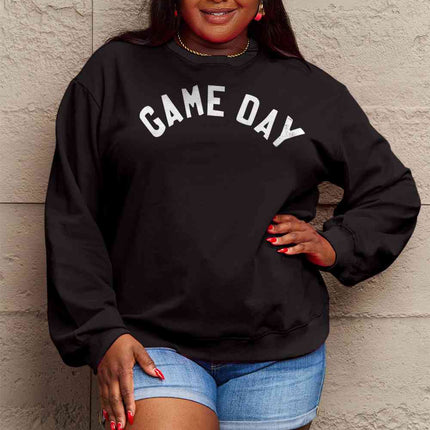 Simply Love Full Size GAME DAY Graphic Sweatshirt