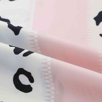 Leopard Color Block Smocked Jumpsuit