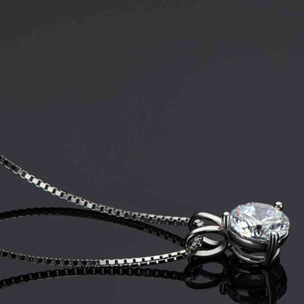 Adored Show Off 1 Carat Moissanite Pendant Necklace