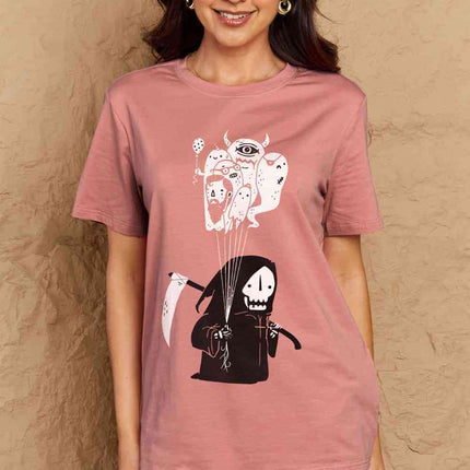 Simply Love Full Size Death Graphic T-Shirt