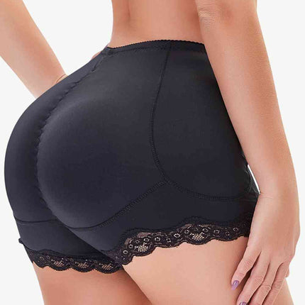 Full Size Lace Trim Shaping Shorts