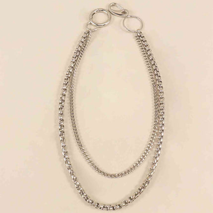 Double-Layered Metal Chain Belt