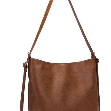 Large PU Leather Crossbody Bag