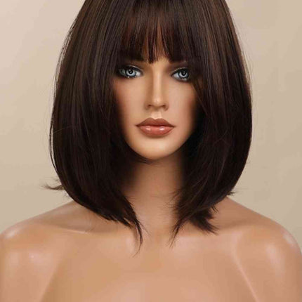 Full-Machine Bobo Synthetic Wigs 9''