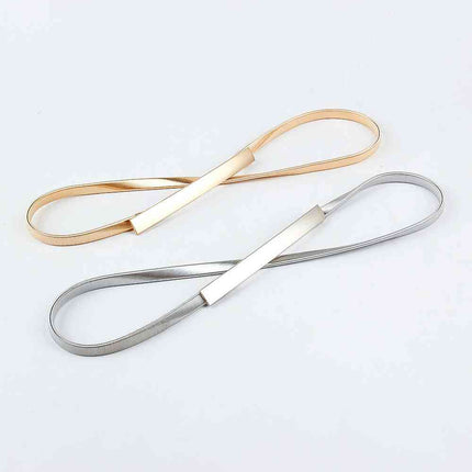 Elastic Iron Skinny Belt