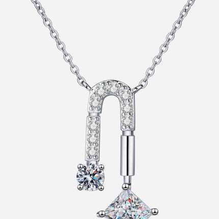 1.3 Carat Moissanite 925 Sterling Silver Necklace