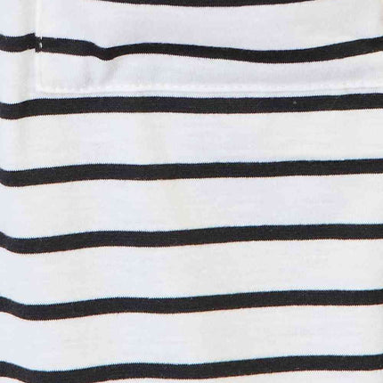 Double Take Striped Open Front Longline Cardigan - Vickie Lynn's