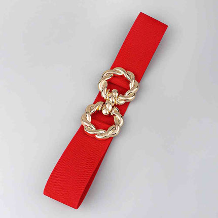 Zinc Alloy Buckle Elastic Belt