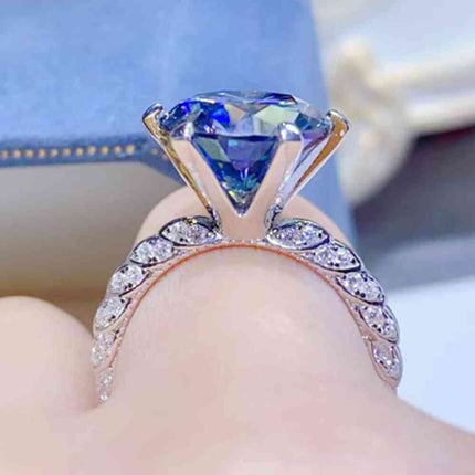 5 Carat Moissanite 925 Sterling Silver Ring