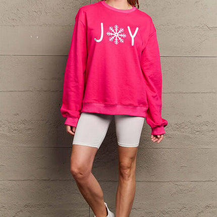 Simply Love Full Size Graphic Long Sleeve Sweatshirt