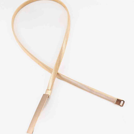 Elastic Iron Skinny Belt