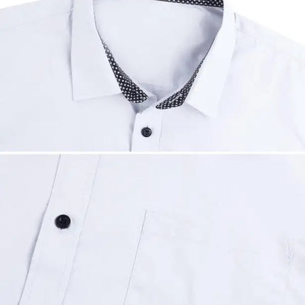 Men's Fashion Casual Business Long Sleeve Shirts